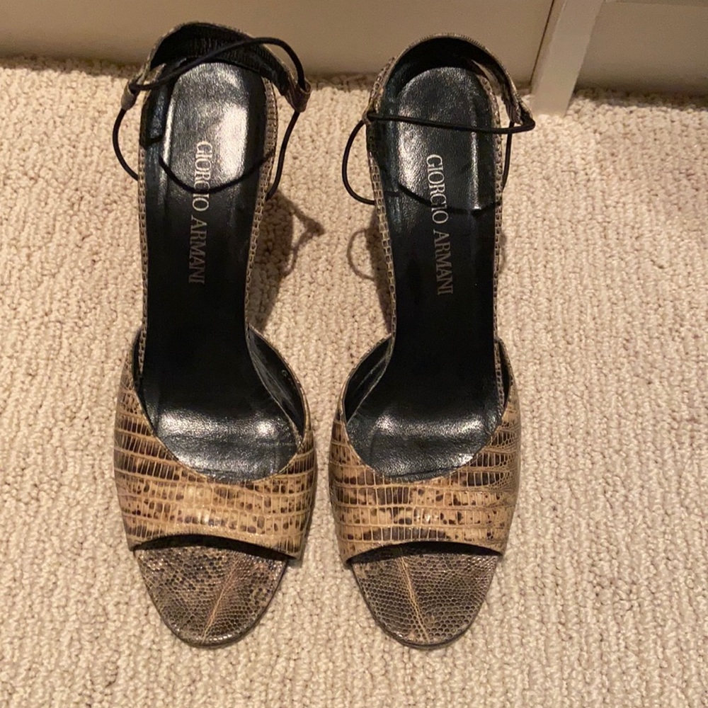 Giorgio Armani Exotic Skin Heels shoes